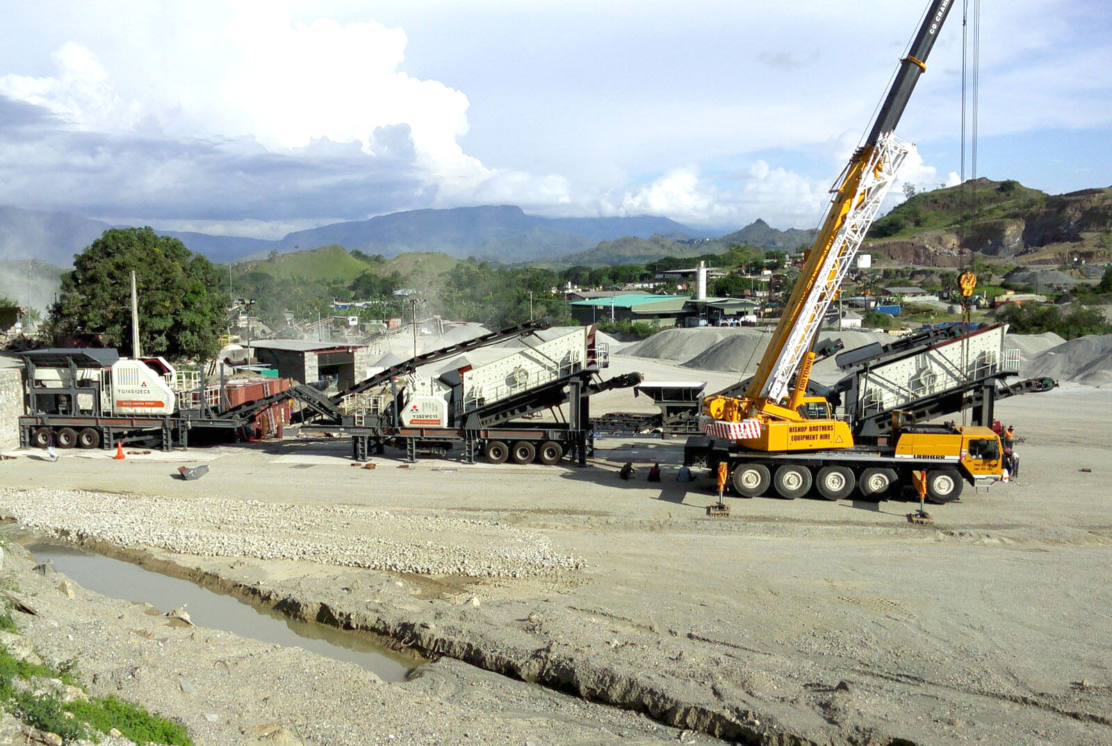 khu vực màn hình rung rung